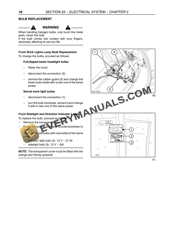 Case Farmall 85U, 95U, 105U Tractor Repair Manual 87758612-5
