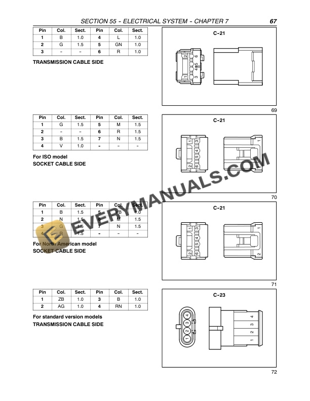 Case Farmall 85U, 95U, 105U Tractor Repair Manual 87758614-3