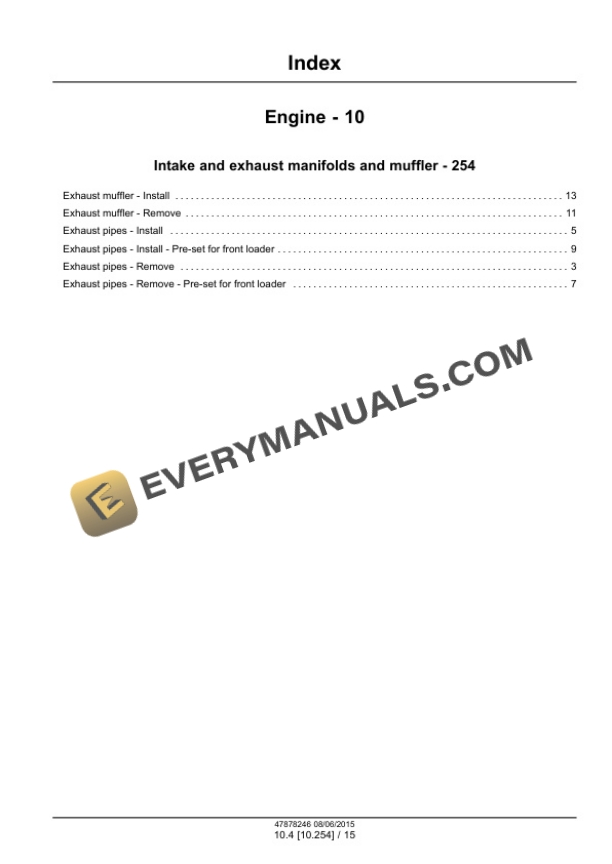 Case Farmall 90C, 100C, 110C, 120C Efficient Power Tier 4B (Final) Tractor Service Manual 47899706 PDF 5 Case Farmall 90C, 100C, 110C, 120C Efficient Power Tier 4B (Final) Tractor Service Manual 47899706 PDF - Image 3