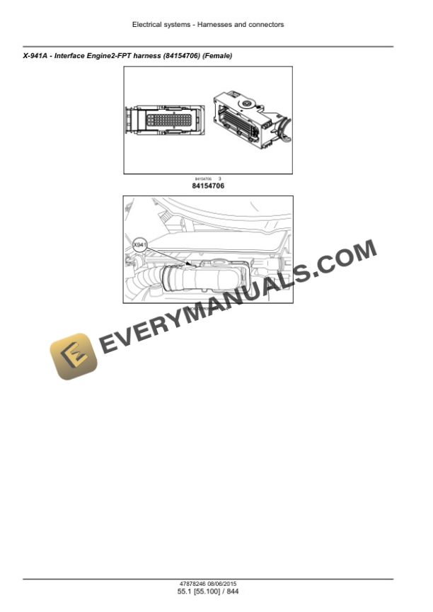 Case Farmall 90C, 100C, 110C, 120C Efficient Power Tier 4B (Final) Tractor Service Manual 47899712-4