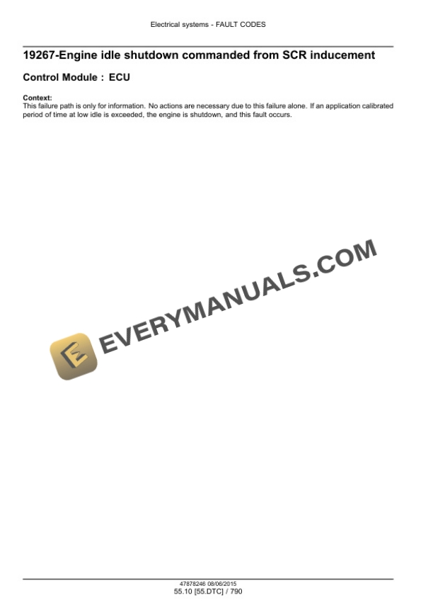 Case Farmall 90C, 100C, 110C, 120C Efficient Power Tier 4B (Final) Tractor Service Manual 47899715-5