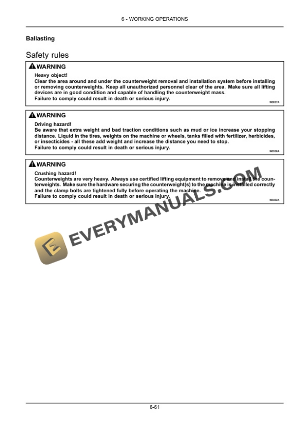 Case Farmall 90C, 100C, 110C, 120C Tractor Operator Manual 47945456-4