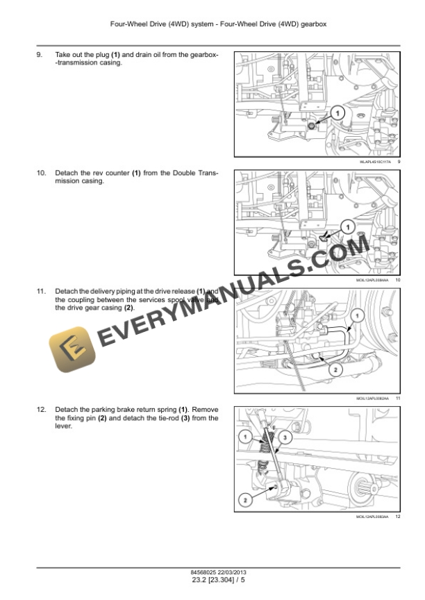 Case Farmall 95U EP, 105U EP, 115U EP Tractor Service Manual 47532843 PDF 7 Case Farmall 95U EP, 105U EP, 115U EP Tractor Service Manual 47532843 PDF - Image 5