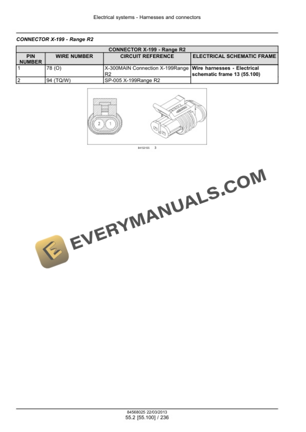 Case Farmall 95U EP, 105U EP, 115U EP Tractor Service Manual 47532845-4