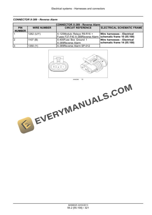 Case Farmall 95U EP, 105U EP, 115U EP Tractor Service Manual 47532845-5