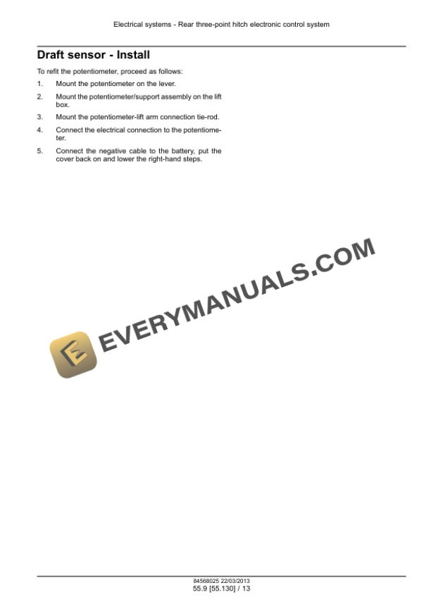 Case Farmall 95U EP, 105U EP, 115U EP Tractor Service Manual 47532846 PDF 6 Case Farmall 95U EP, 105U EP, 115U EP Tractor Service Manual 47532846 PDF - Image 4