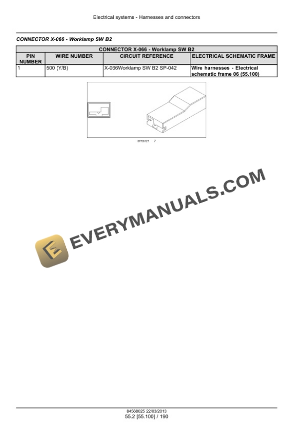 Case Farmall 95U EP, 105U EP, 115U EP Tractor Service Manual 84568025-3
