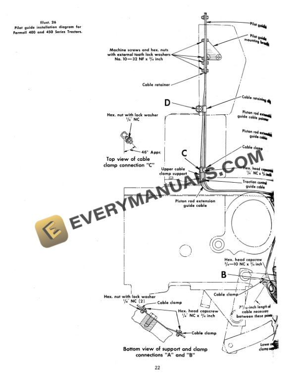 Case Farmall Fast-Hitch with Traction Control for McCormick Farmall 300, 350, 400, 450 Tractor Operator Manual 1004495R2-5