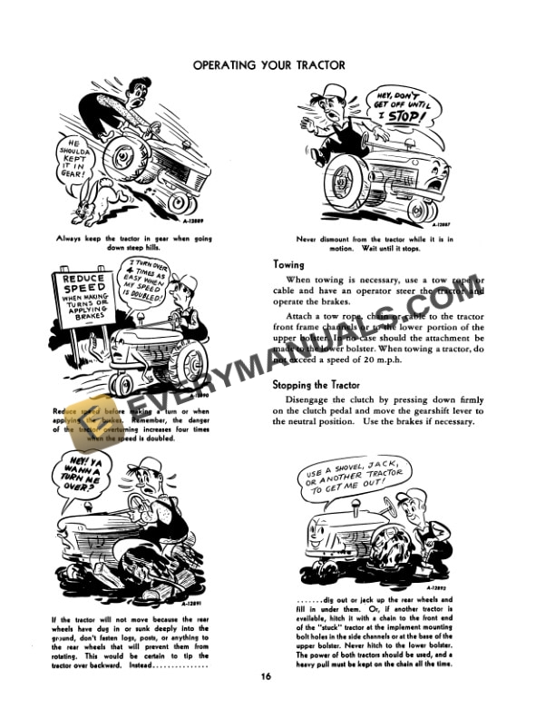 Case Farmall Super H and Super HV Tractor Operator Manual 1004373R1-2