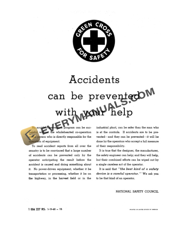 Case Farmall Touch-Control (360, 712, R92) McCormick Farmall Cub and International Cub Lo Operator Manual 1004227R5-5