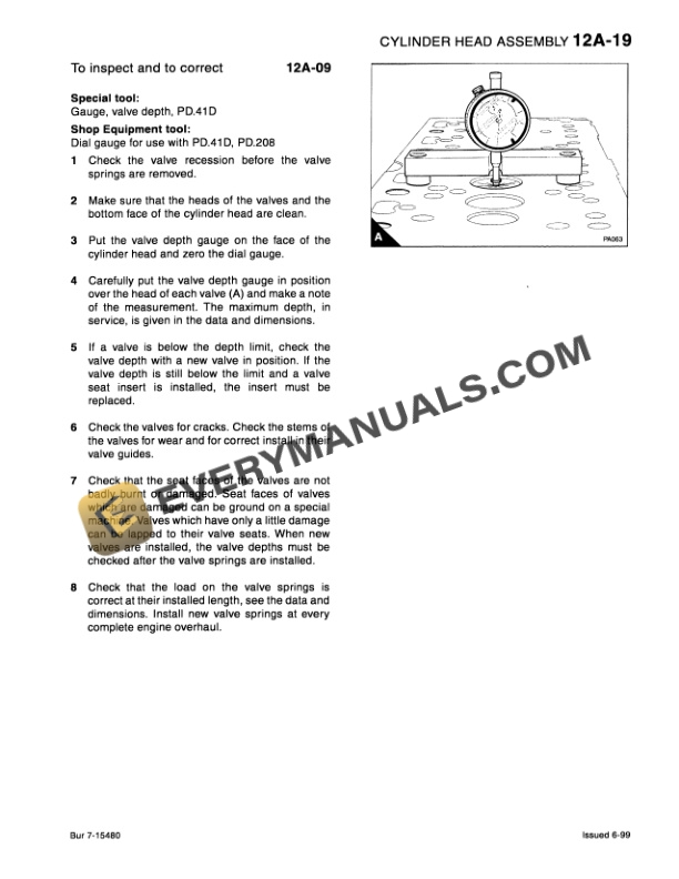 Case G4.0, G4.0T 4 Cylinder Diesel Engine Service Manual 7-15480-2