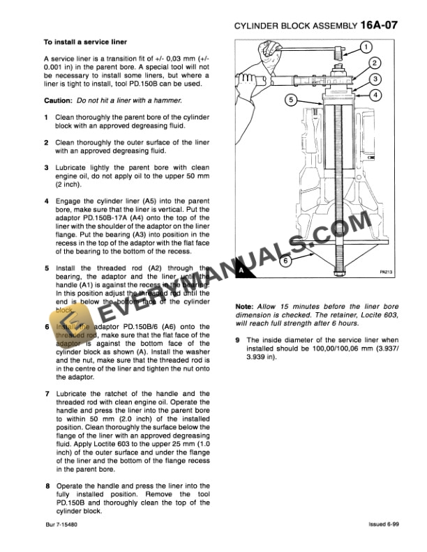 Case G4.0, G4.0T 4 Cylinder Diesel Engine Service Manual 7-15480-4