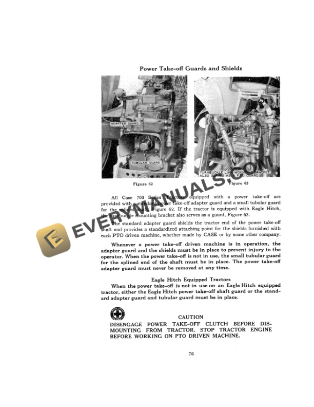 Case Gasoline, Low Cost Fuel, LP Gas Dual Range Drive 700 Series Tractor Operator Manual 9-411-3