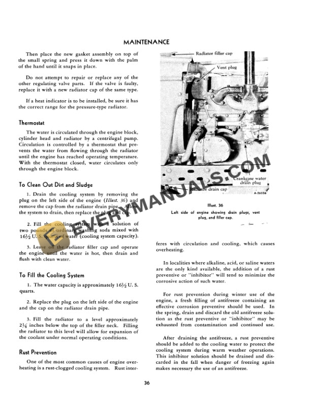 Case H, HV Tractor Operator Manual 1004203R4-3
