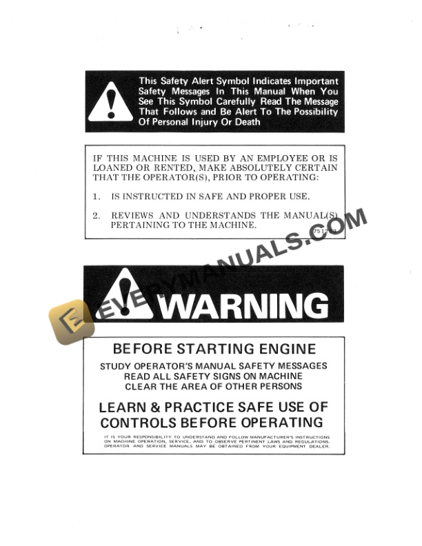 Case Holding Valve L7, L9, M9 Operator Manual 9-51133-3