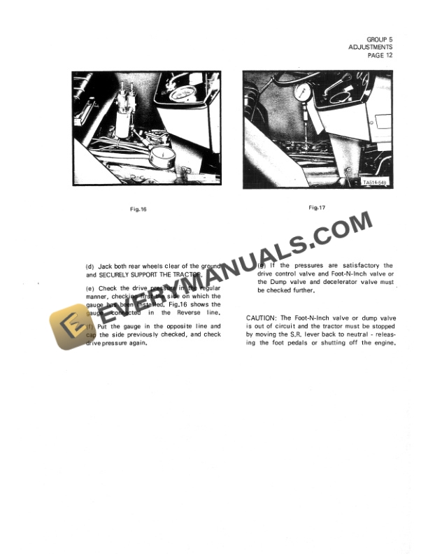 Case Hydrostatic Transmission Service Manual SM43-5