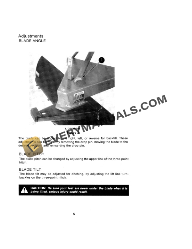 Case IH 15 Rear Mounted Blade Operator Manual 1096276R3-4