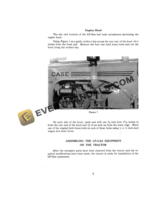 Case Instructions for Installing and Operating LP 5643-3