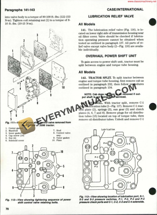Case International 1896, 2096 Tractor Shop Manual-4