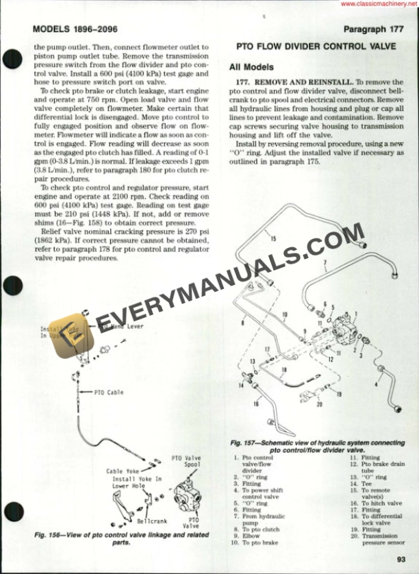Case International 1896, 2096 Tractor Shop Manual-5