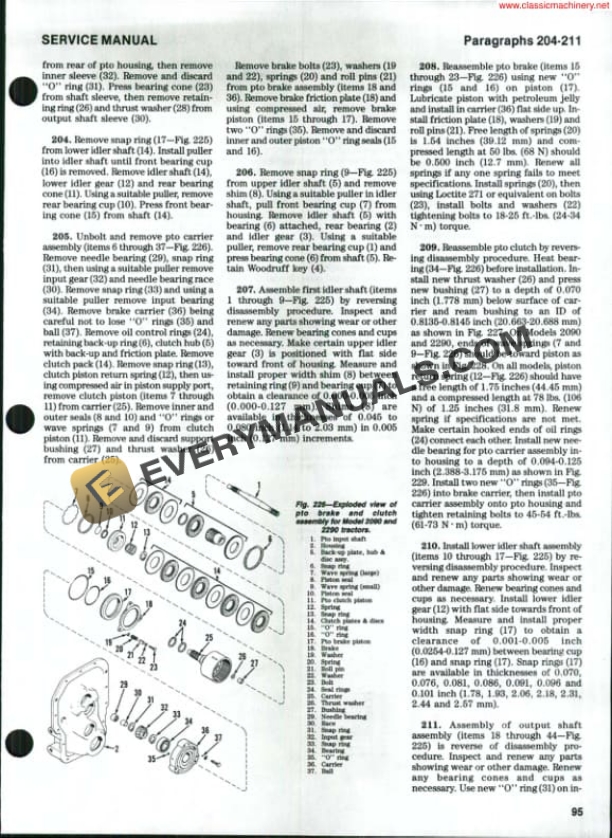 Case International 2090, 2290, 2390, 2590, 2094, 2294, 2394, 2594 Tractor Shop Manual-5