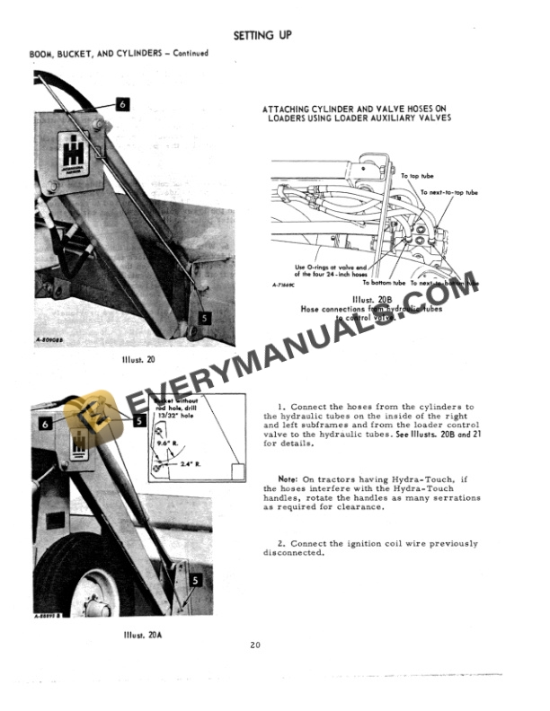 Case International 3000 Loader Operator Manual 1083748R1-4