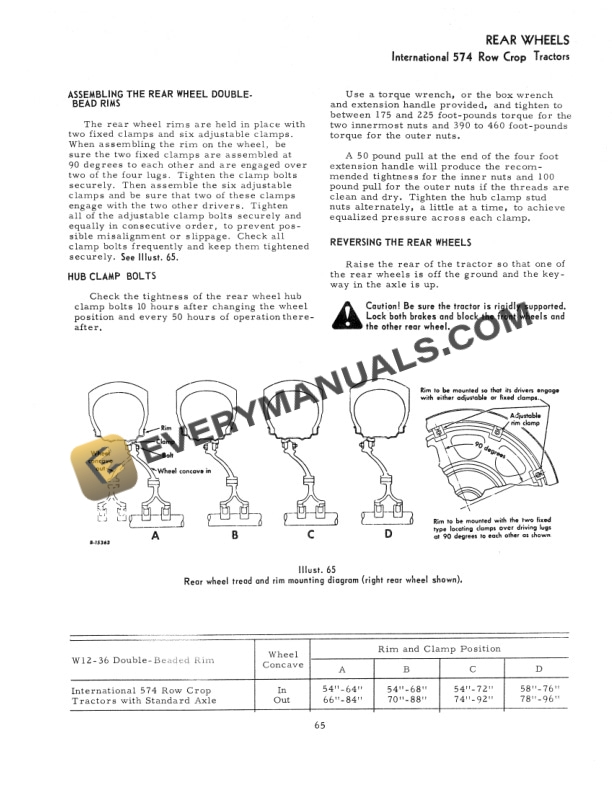 Case International 574 Tractor Operator Manual 1084039R1-4