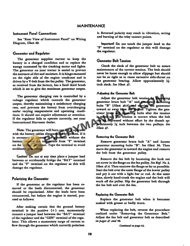 Case International 650 Diesel Tractor Operator Manual 1004490R3-4