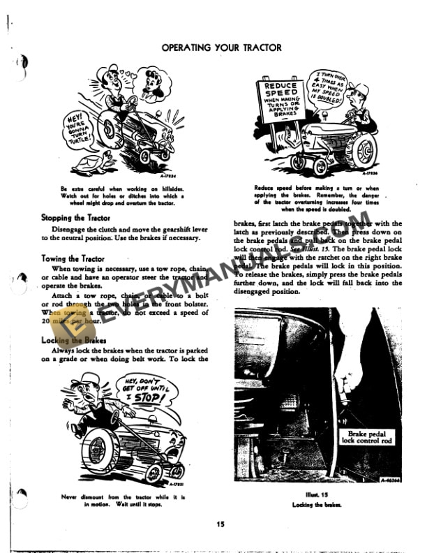 Case International 650 Tractor Operator Manual 1004489R1-2