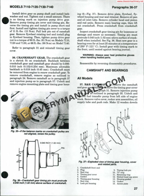 Case International 7110, 7120, 7130, 7140 Tractor Shop Manual-2