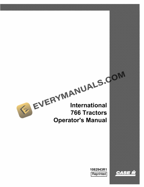 Case International 766 Tractor Operator Manual 1082943R1 PDF 2 case international 766 tractor operator manual 1082943r1 1