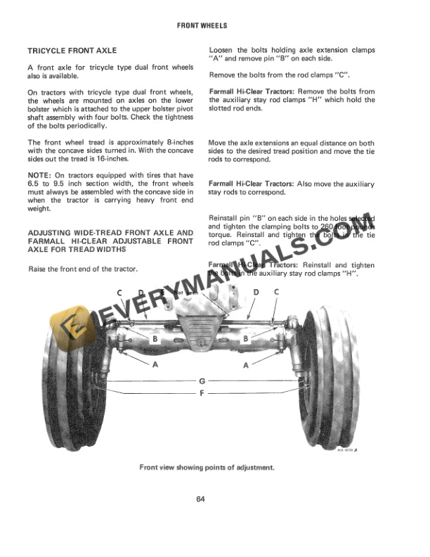 Case International 966 Tractor Operator Manual 1084205R1-4
