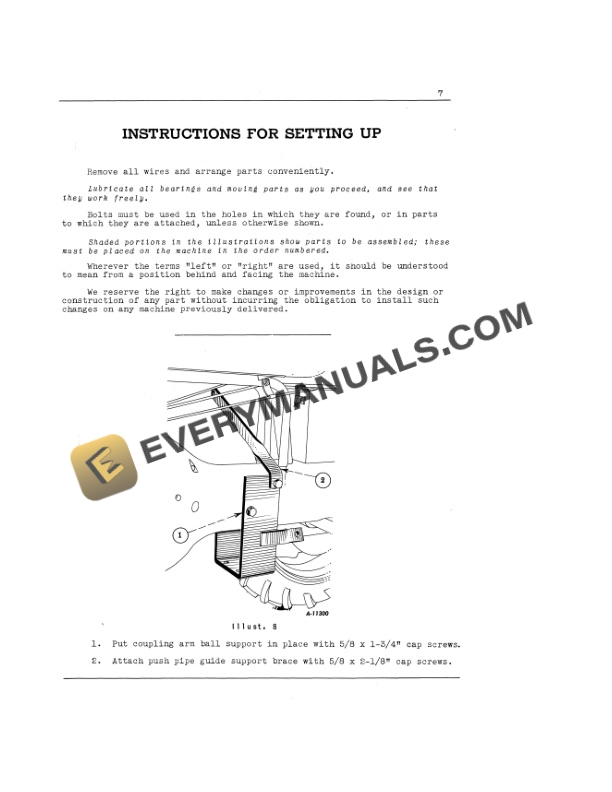 Case International No 18 Tractor Mower Owner Manual 1008004R3-2