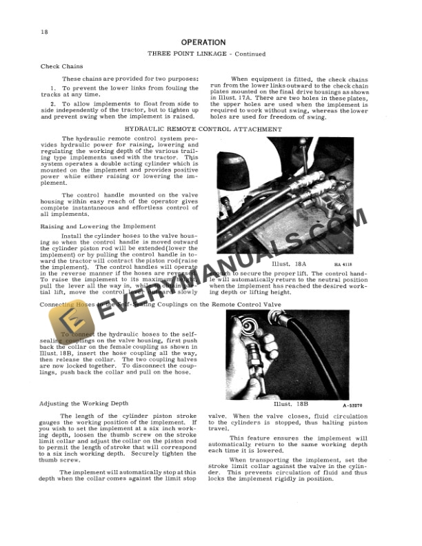 Case International T-4 and T-5 Crawler Tractor Operator Manual 1003883R1-3