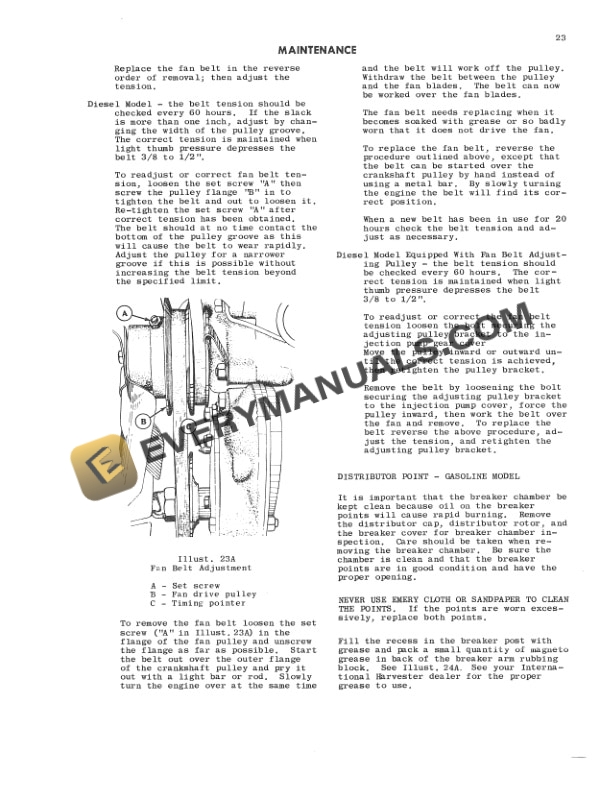 Case International T-4, T-5, and TD Operator Manual 1003936R1-4
