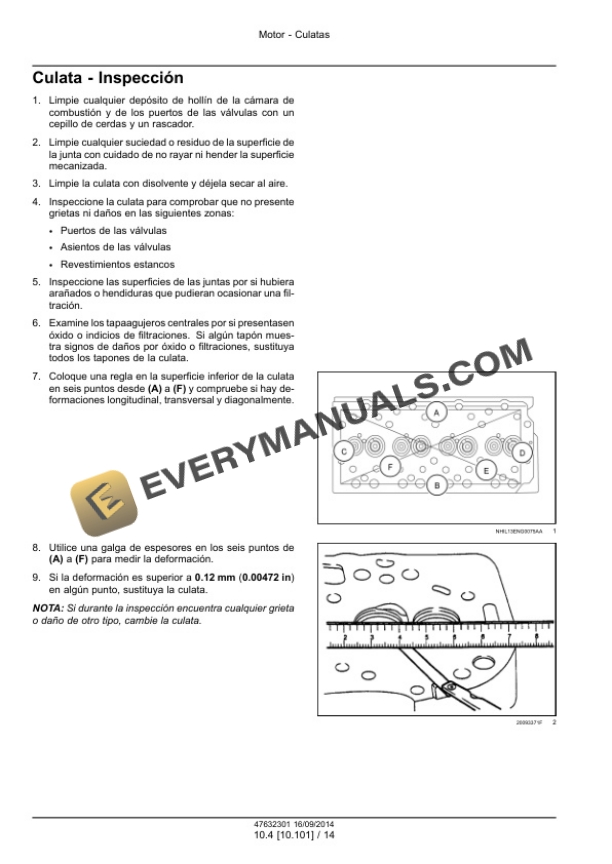 Case ISM Tier 4 Engine Service Manual 47632301 ES-2
