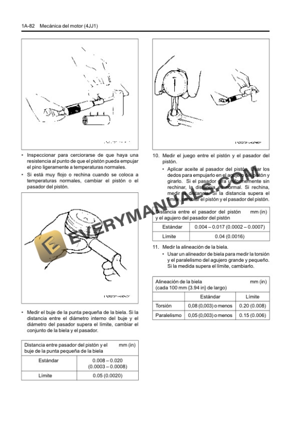 Case Isuzu 4JJ1 Engine Service Manual 87606795A-3