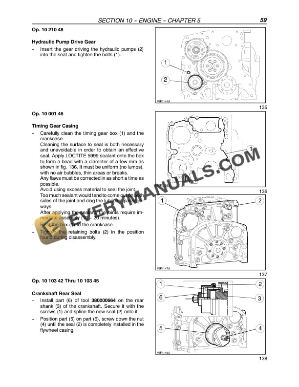 Case JX1060C, JX1070C, JX1075C, JX1085C, JX1095C Tractor Repair Manual 87393636-4