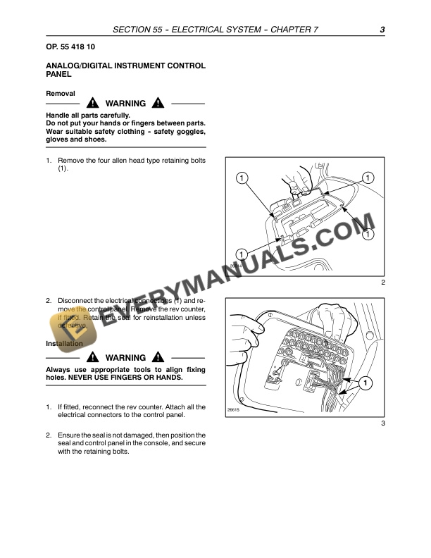 Case JX1060C, JX1070C, JX1075C, JX1085C, JX1095C Tractor Repair Manual 87393637-4