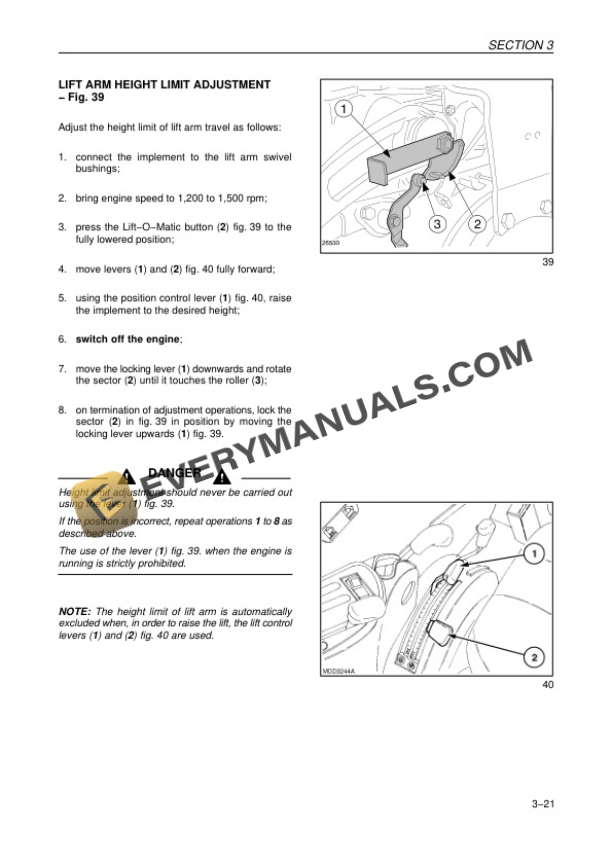 Case JX1060C, JX1070C, JX1075C Tractor Operator Manual 87552937-3