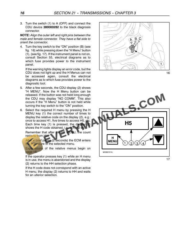Case JX1060C, JX1070C, JX1075C Tractor Repair Manual 87046863-2