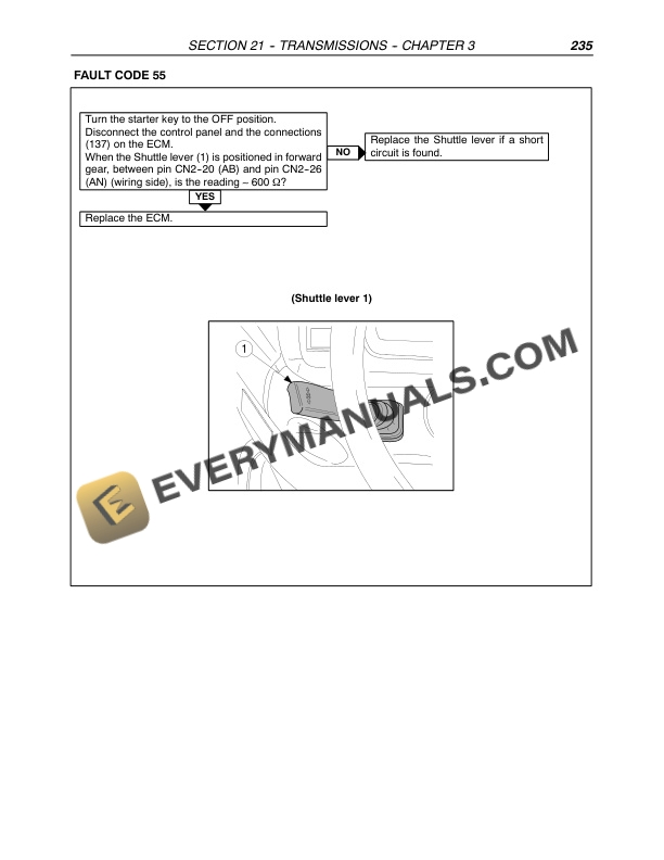 Case JX1060C, JX1070C, JX1075C Tractor Repair Manual 87046863-5