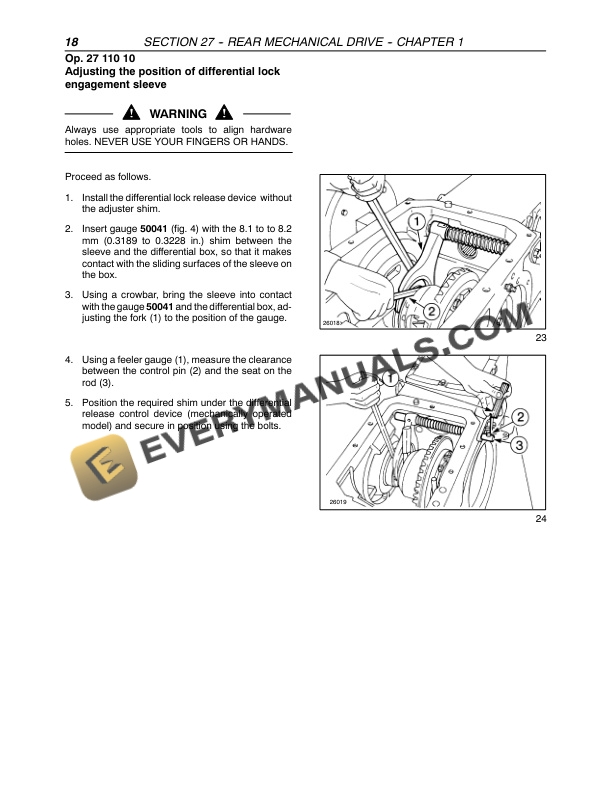 Case JX1060C, JX1070C, JX1075C Tractor Repair Manual 87046864-4