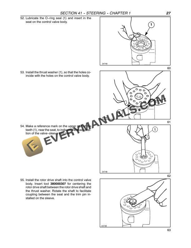 Case JX1060C, JX1070C, JX1075C Tractor Repair Manual 87046865-4