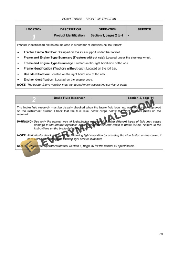Case JX1060C, JX1070C, JX1075C Tractor Technical Instalation Manual 6-66400-3
