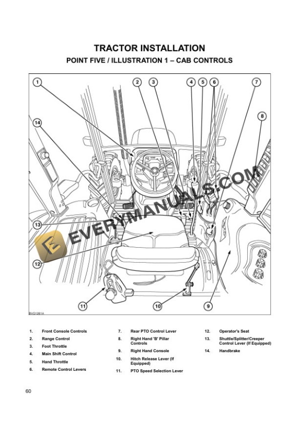 Case JX1060C, JX1070C, JX1075C Tractor Technical Instalation Manual 6-66400-4