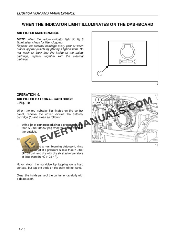 Case JX1060V, JX1070V, JX1075V, JX1095V, JX1070N, JX1075N, JX1095N Tractor Operator Manual 87572545-4