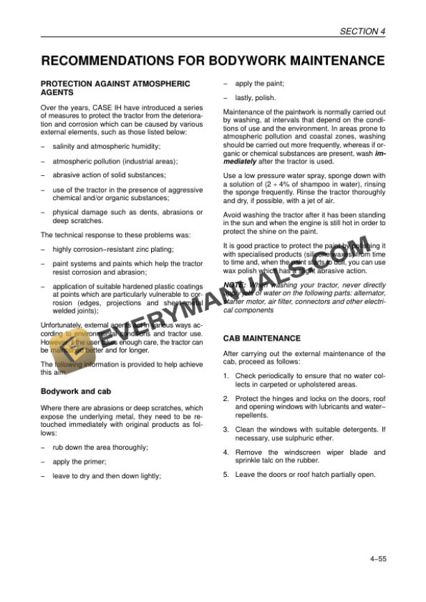 Case JX1070U, JX1080U, JX1090U, JX1100U Tractor Operator Manual 87558108-5