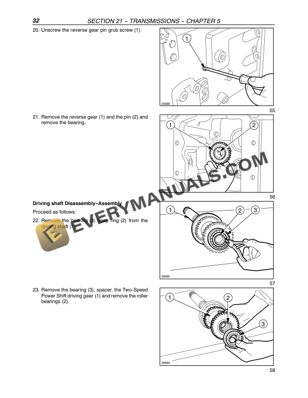 Case JX1080U, JX1090U, JX1100U Tractor Repair Manual 87054729-3