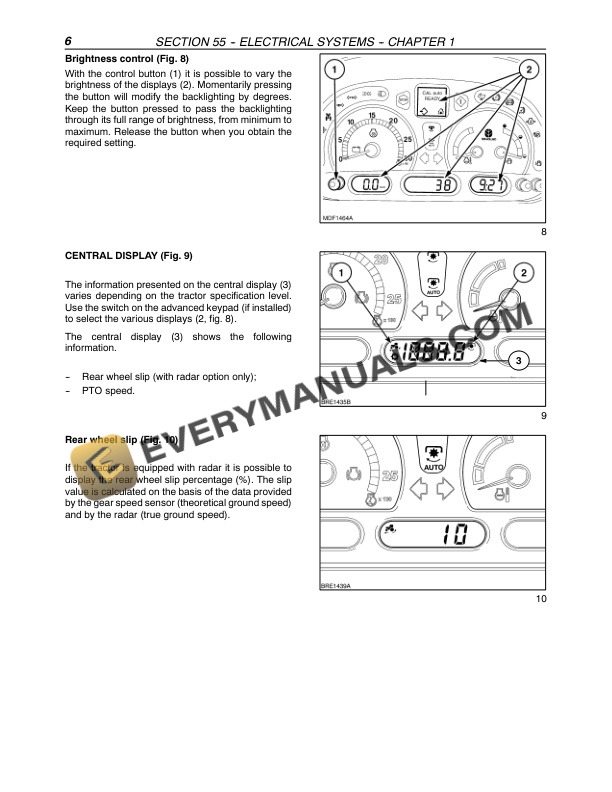 Case JX1080U, JX1090U, JX1100U Tractor Repair Manual 87054731-4